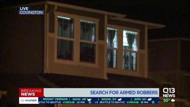 Search for armed robbers in Covington