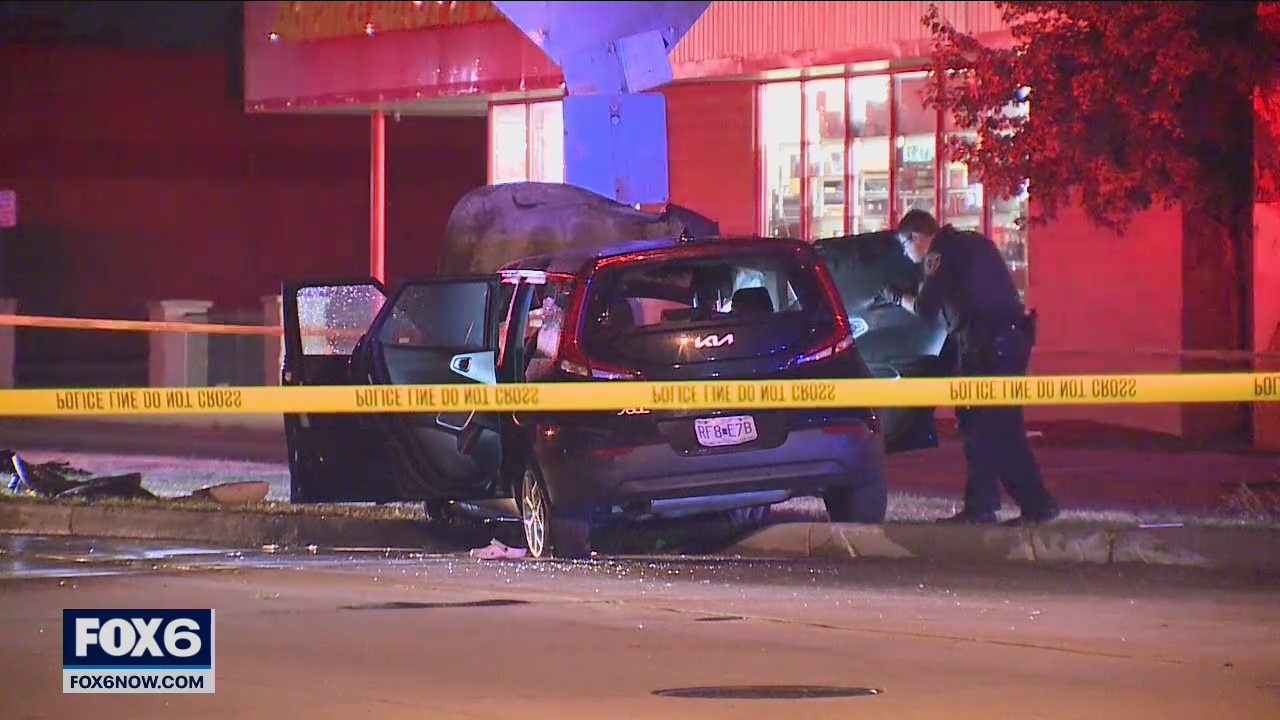 Pursuit leads to car fire