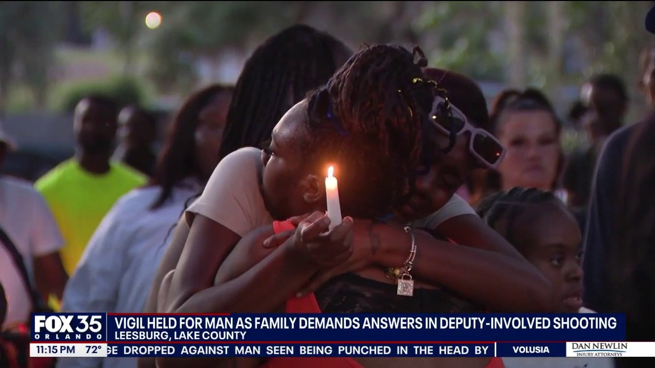 Candlelight vigil held for man killed in deputy-involved shooting
