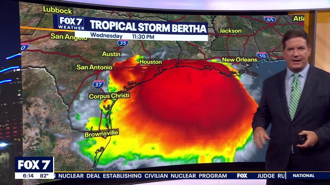 Austin weather: Heat Advisory and tracking Bertha