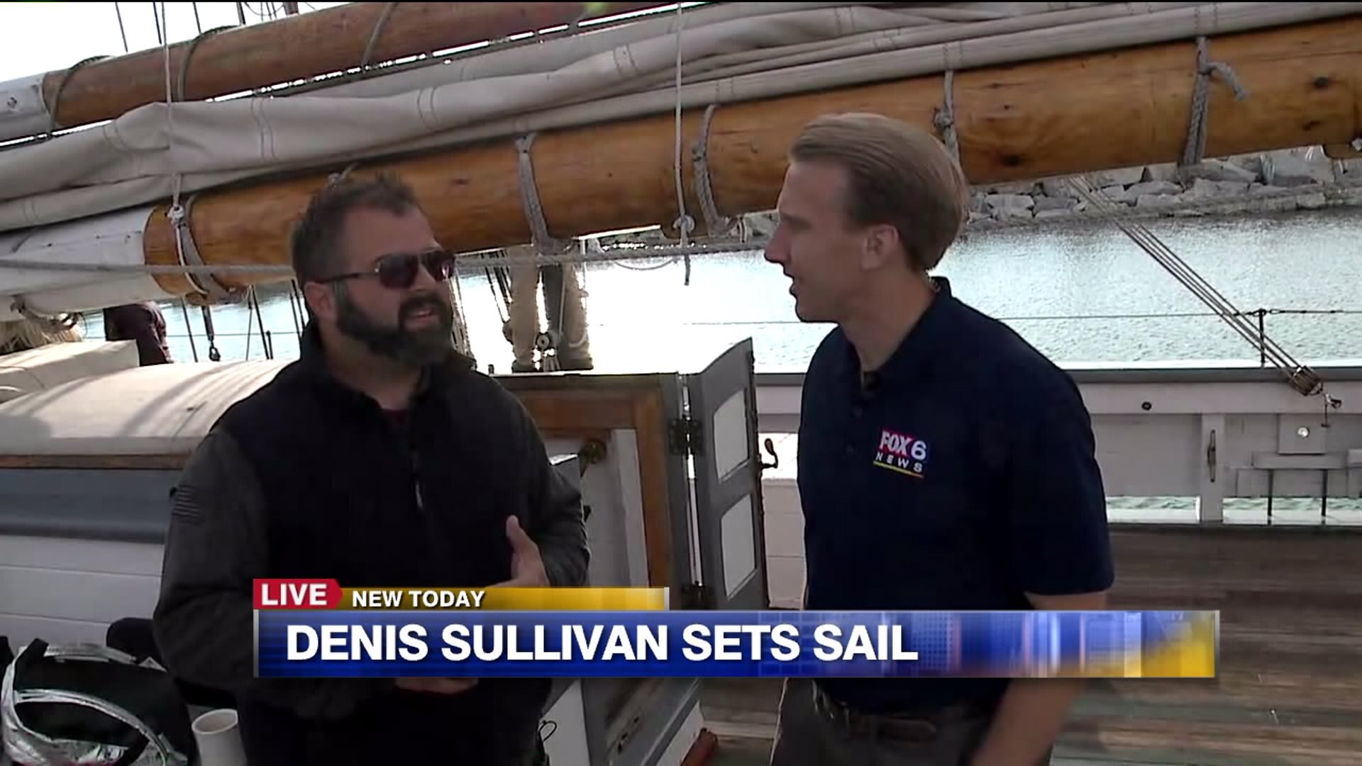 Denis Sullivan sets sail
