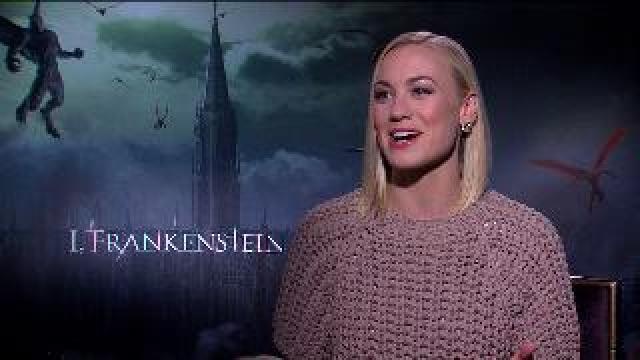 Yvonne Strahovski on "I, Frankenstein"