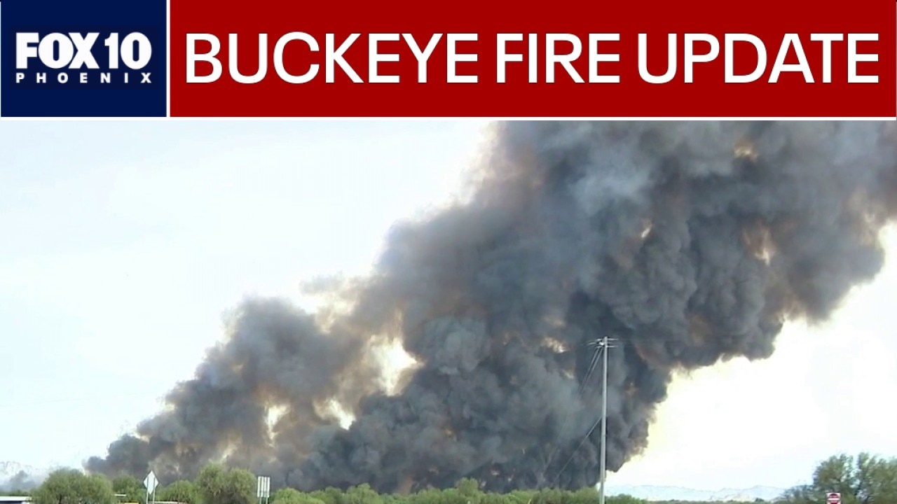 River bottom fire burns in Buckeye | FOX 10 Phoenix