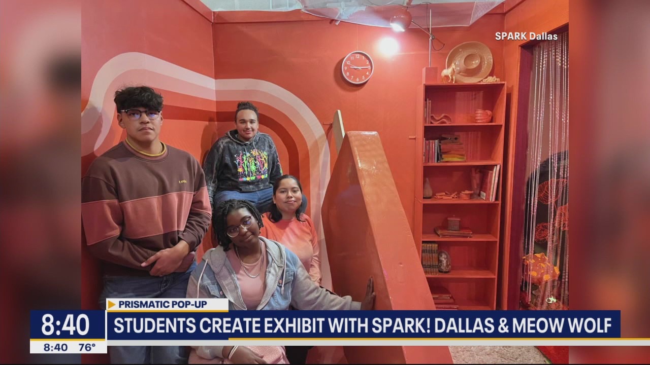 Pop-up experience showcases student art