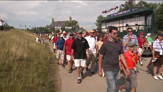 With hotels in the area booked months in advance, some have a commute to PGA Championship
