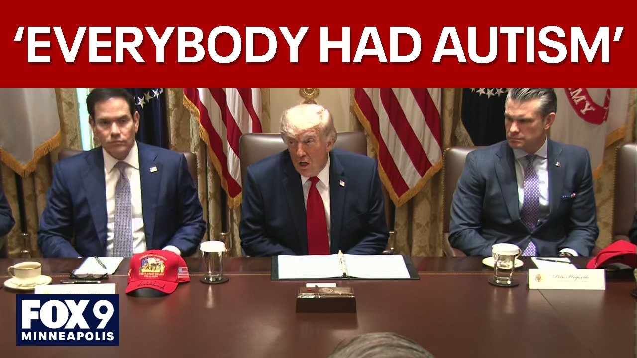 Trump on Minnesota fraud: 'Everybody had autism they said'
