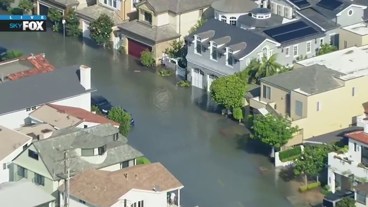 Newport Beach sees massive flooding