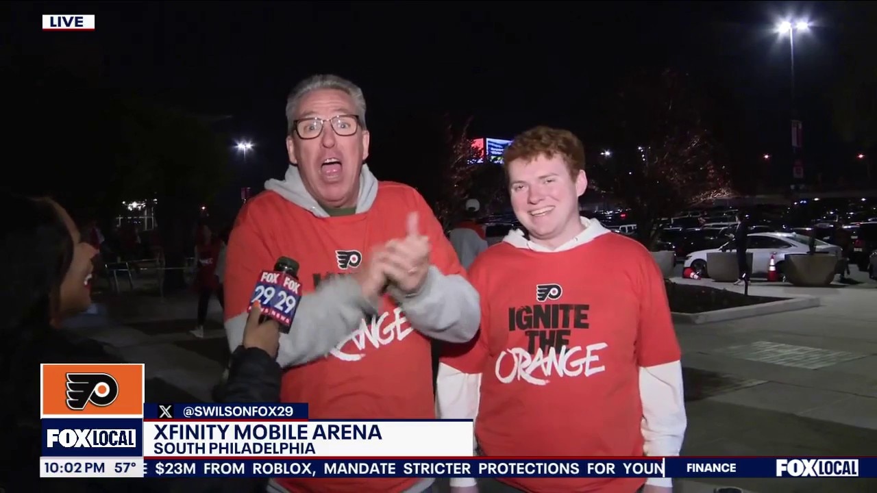 Flyers fans pumped amid Game 3 against the Penguins