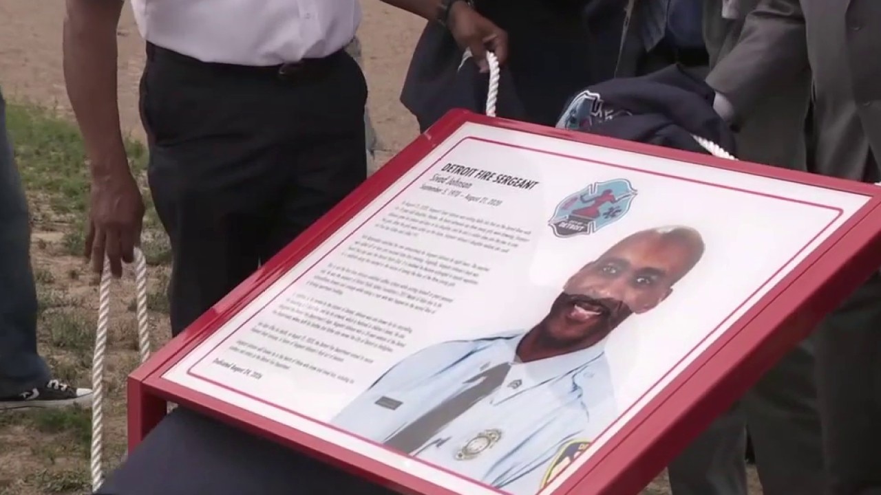 Belle Isle memorial honors fallen Detroit fire sergeant