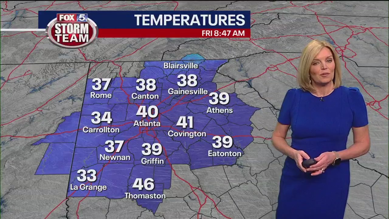 Friday morning forecast