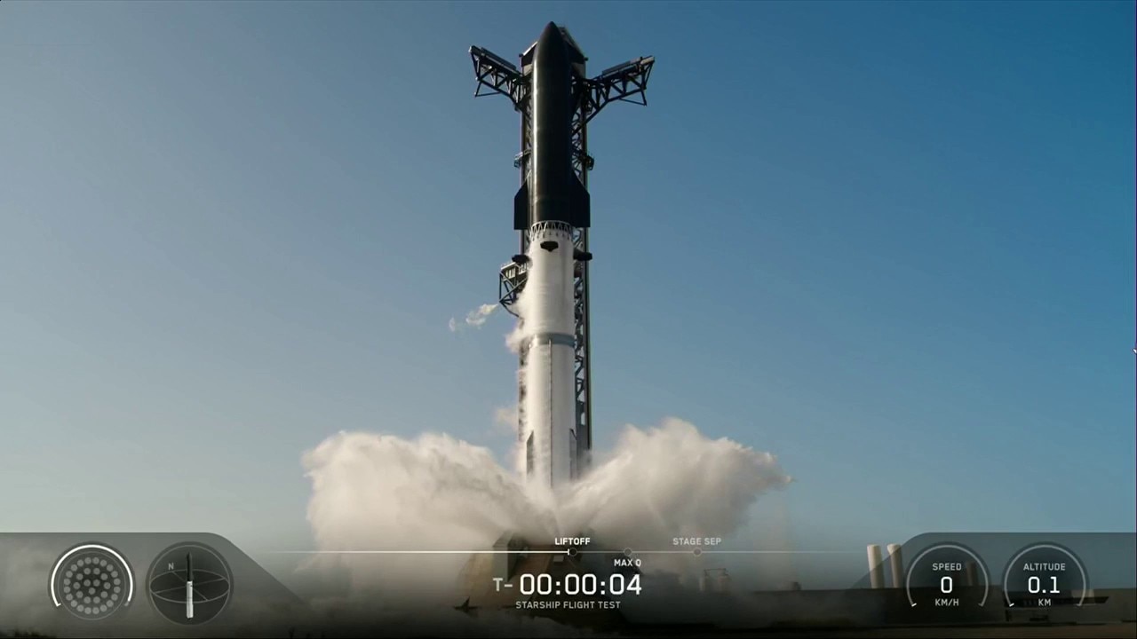 SpaceX's Starship blasts off from Texas