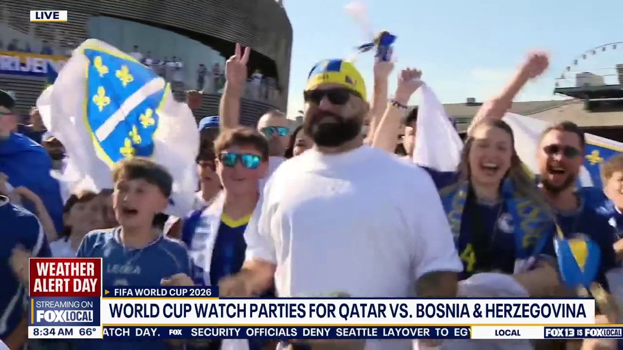 Bosnia and Herzegovina fans ready for World Cup match