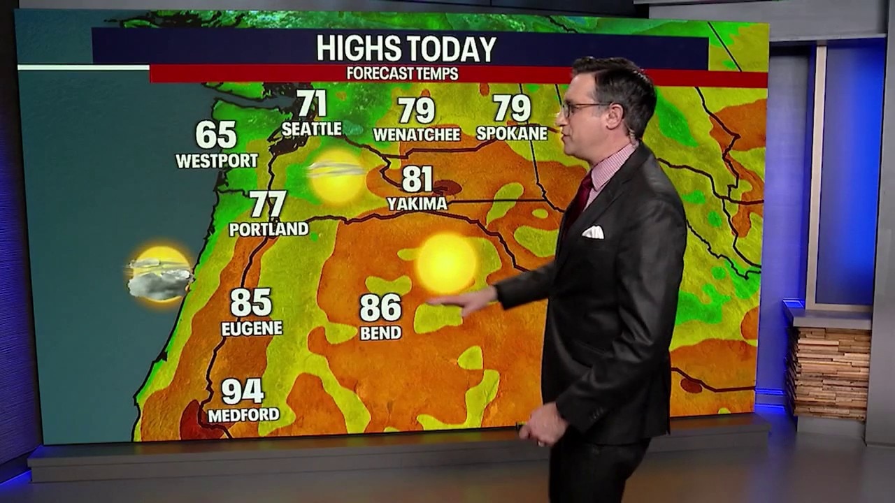 Seattle weather: Some clouds Thursday in the low 70s