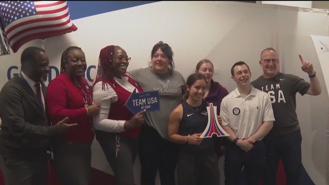 Delta sends off Olympians in style