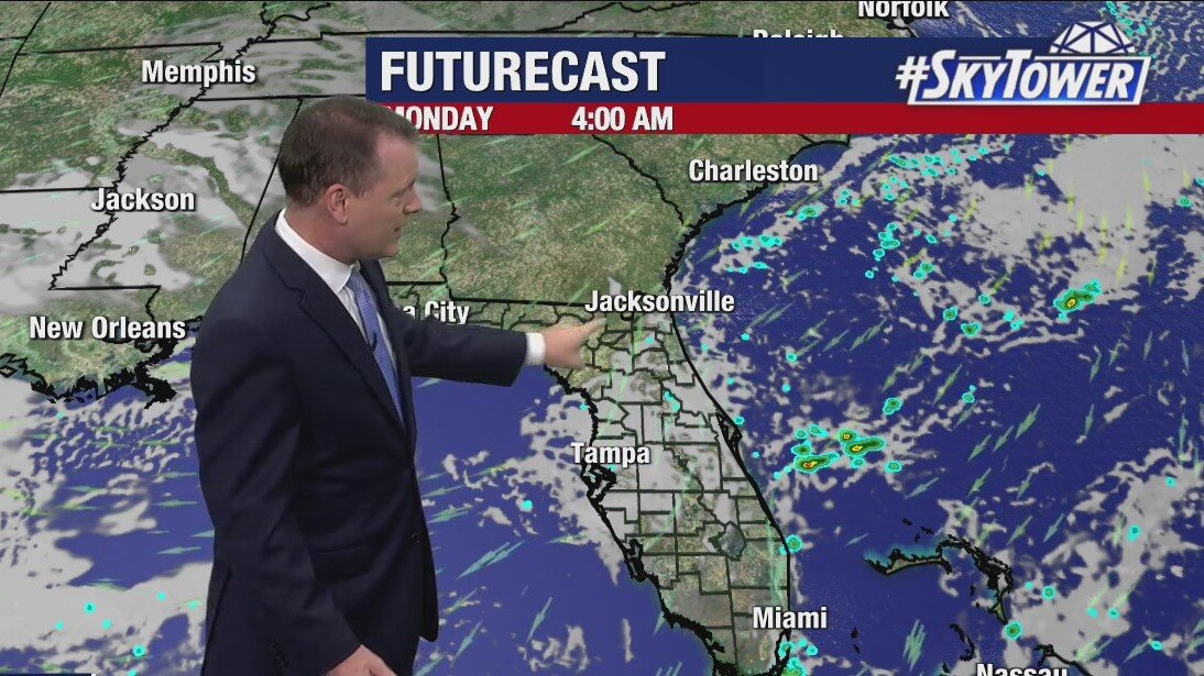 Monday morning forecast