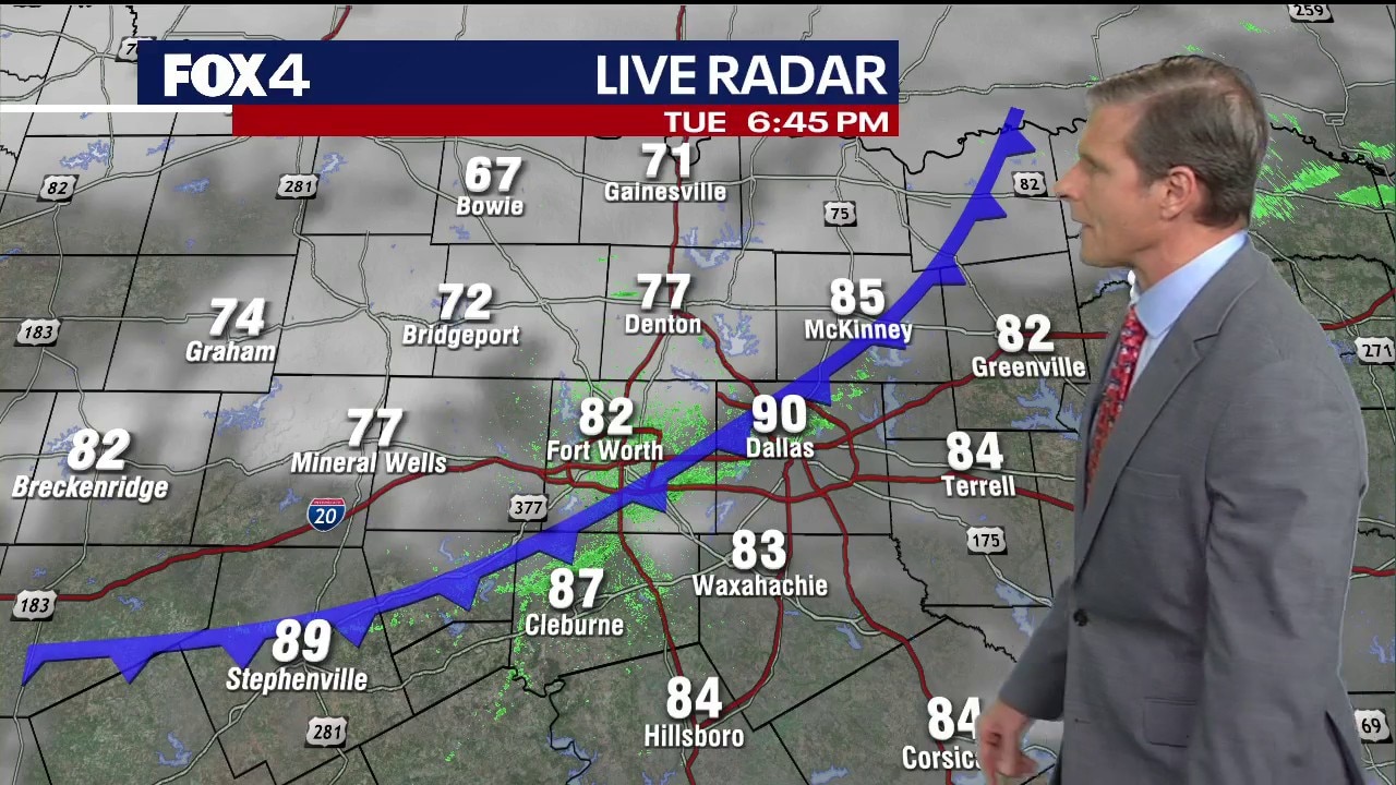 Dallas weather: May 5 evening forecast