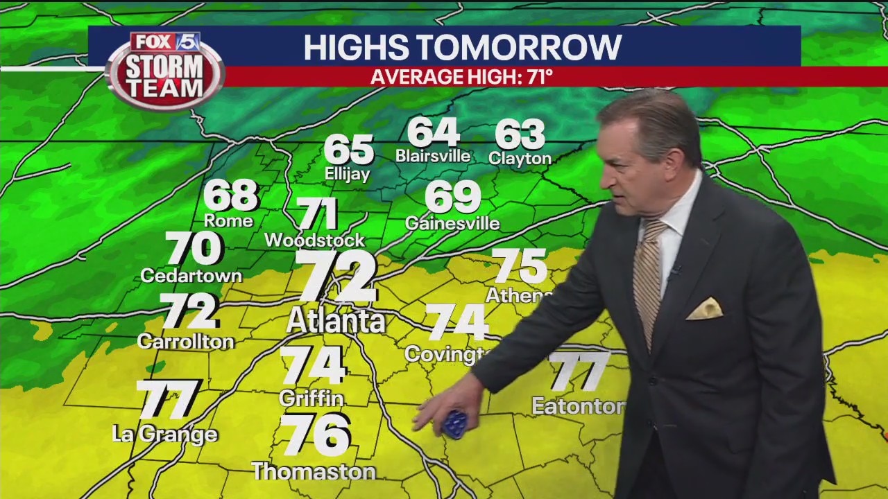 Monday evening forecast update
