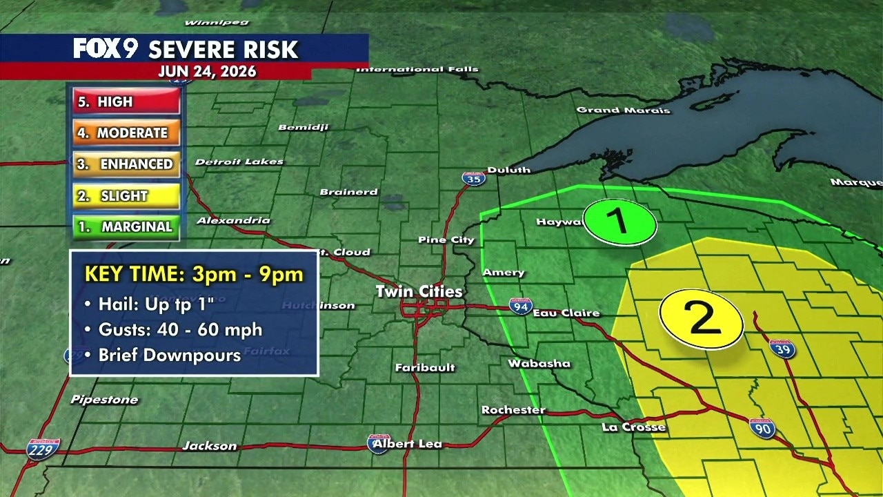 MN weather: Severe storms possible in WI