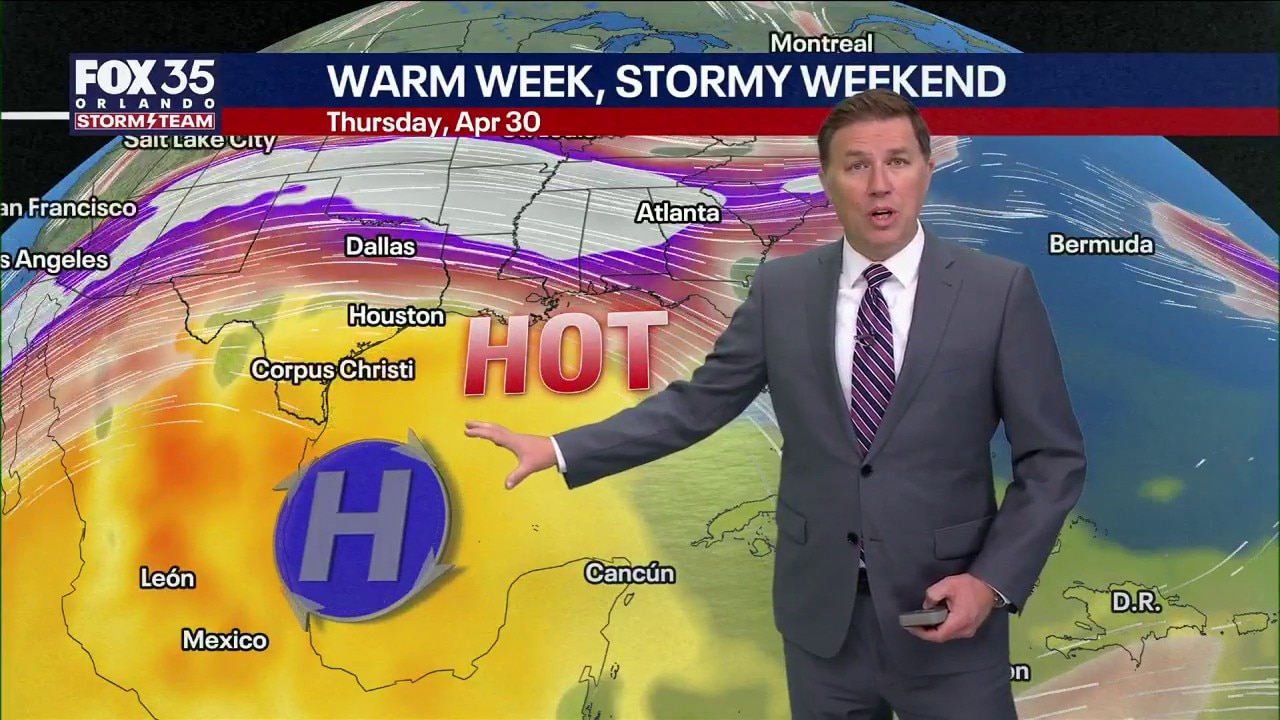 Central Florida Weather Forecast, Mon 4/27/2026 - Meteorologist Brooks Garner