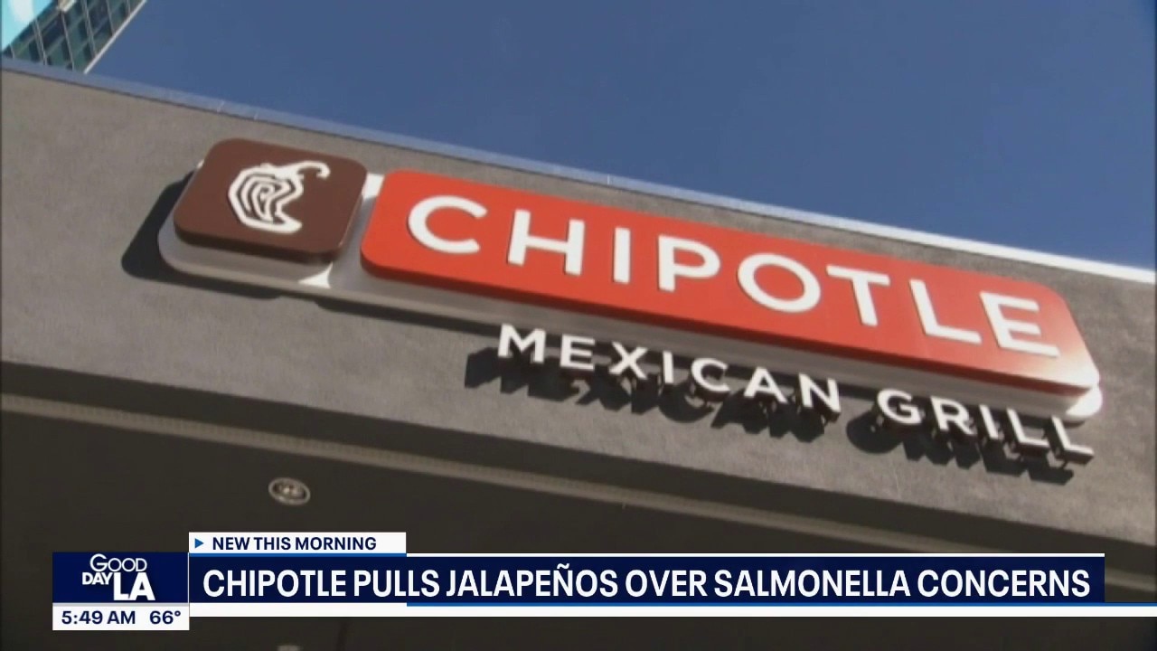 Chipotle pulls jalapeños over salmonella concerns