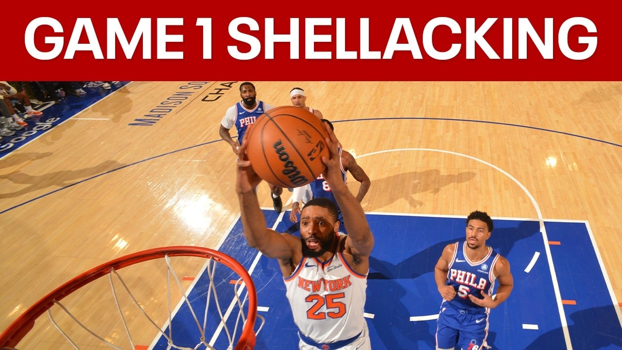 76ers suffer lopsided defeat to New York Knicks in Game 1 of playoff series