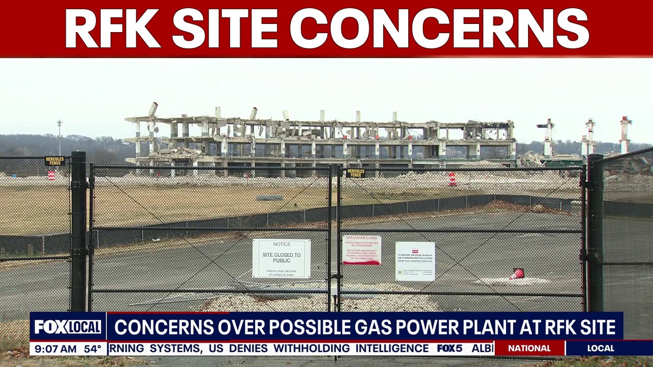 DC mayor's office denies plans for gas-fired power plant at RFK Stadium site amid activist concerns