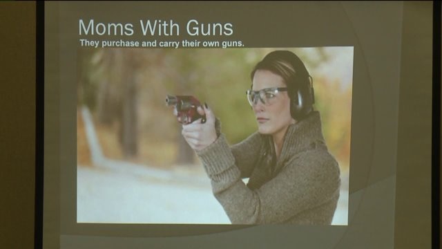 "Crime is going up all over:" Some women spent Mother`s Day taking part in concealed carry training