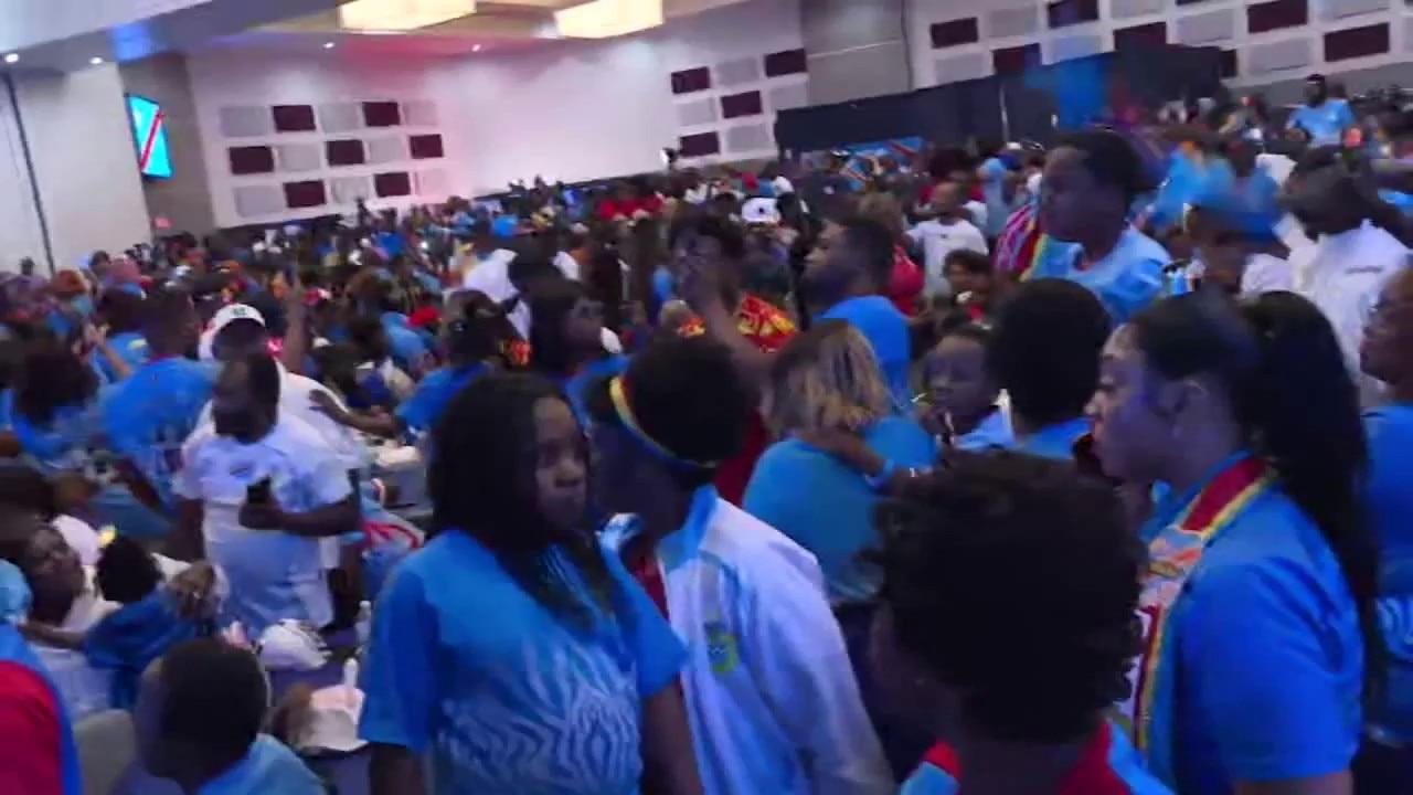 FULL VIDEO: DR Congo President addresses fans at Houston World Cup watch party