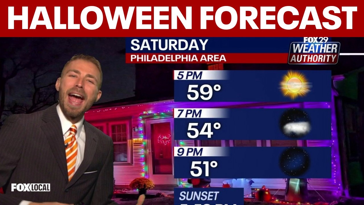 Philadelphia Halloween forecast: Chilly trick-or-treating temperatures and light winds
