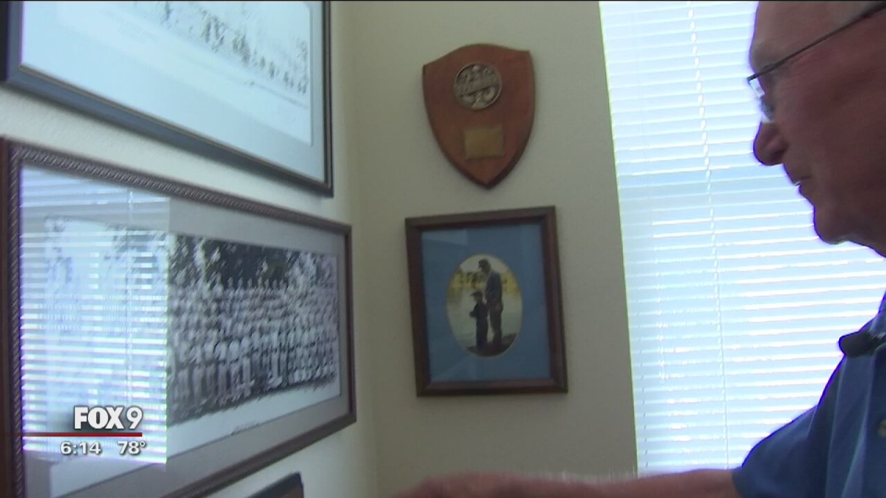 A Korean War veteran reacts to the remains of U.S. soldiers returning