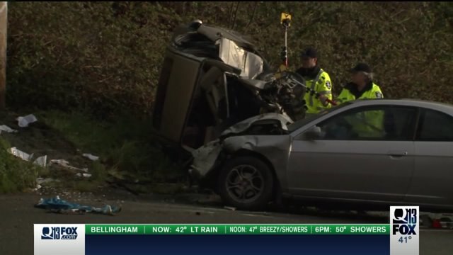 Two people hurt in crash on W. Marginal Way in Seattle