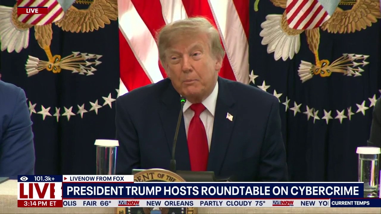 President Trump hosts cybercrime roundtable 