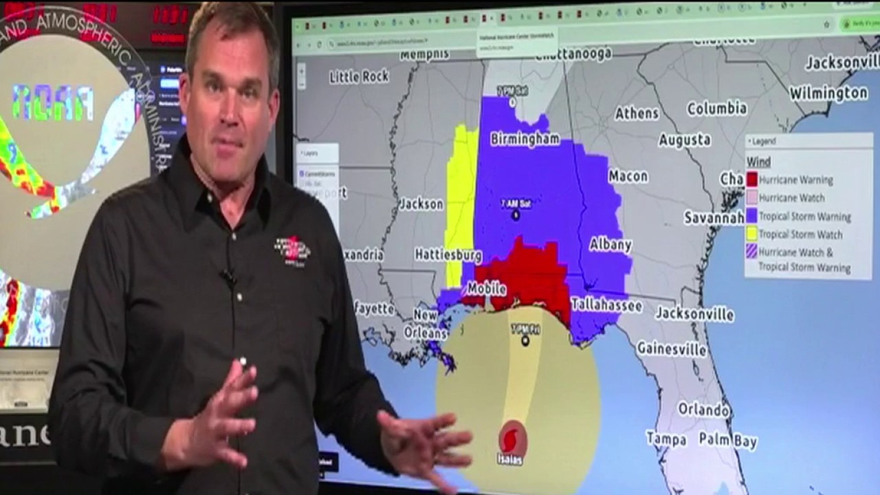 National Hurricane Center talks about cat 3 hurricane