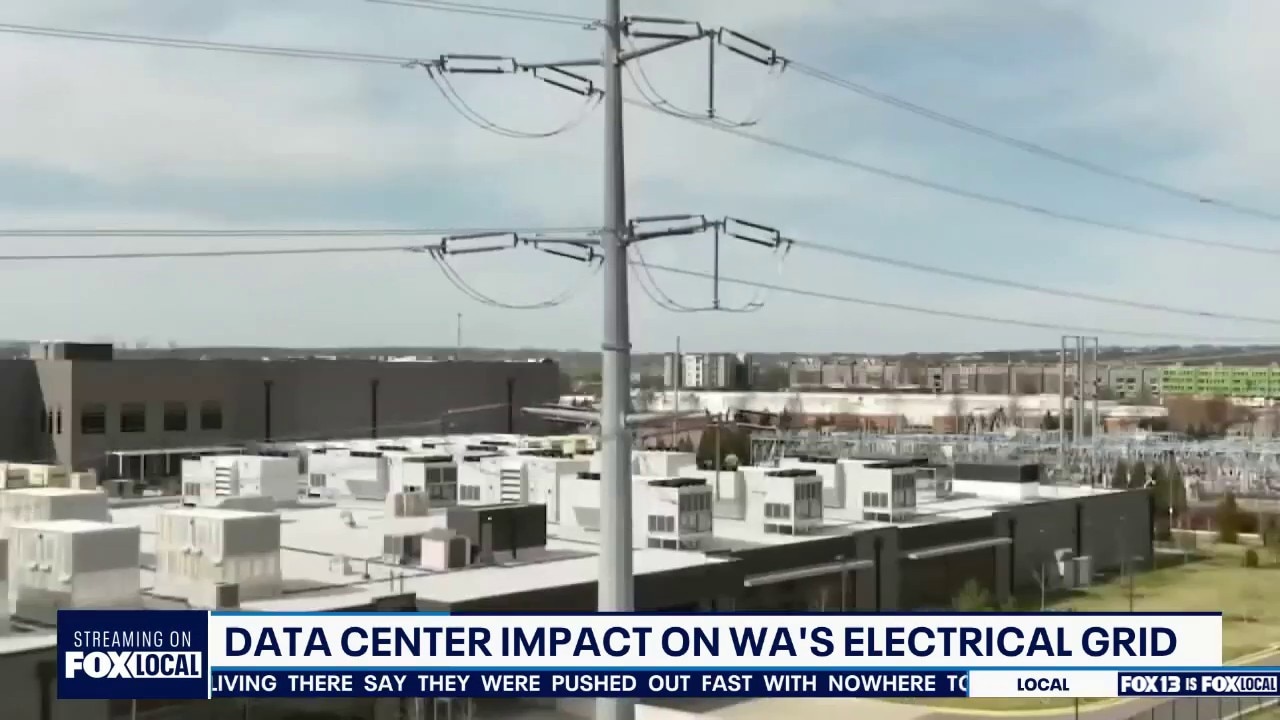 The impact of data centers on Washington's electrical grid