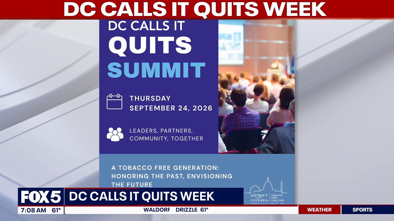 DC Calls It Quits Week focuses on helping residents overcome tobacco use