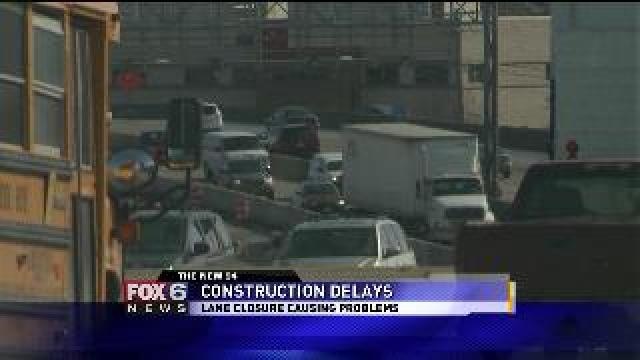 Construction and traffic on I-94