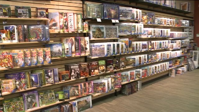 Chip gets out variety of games you can find at Teh Board Game Barrister