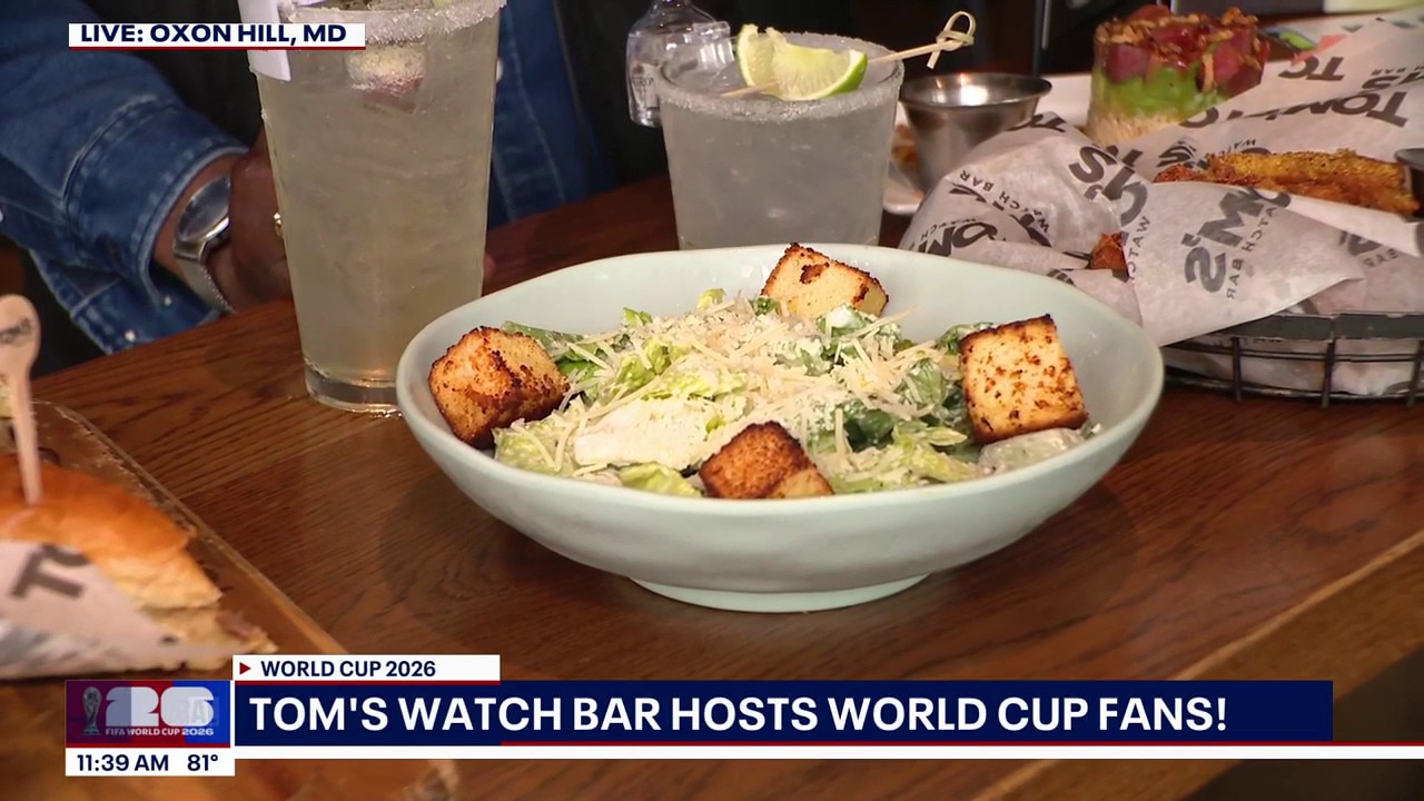 World Cup Food at Tom's Watch Bar