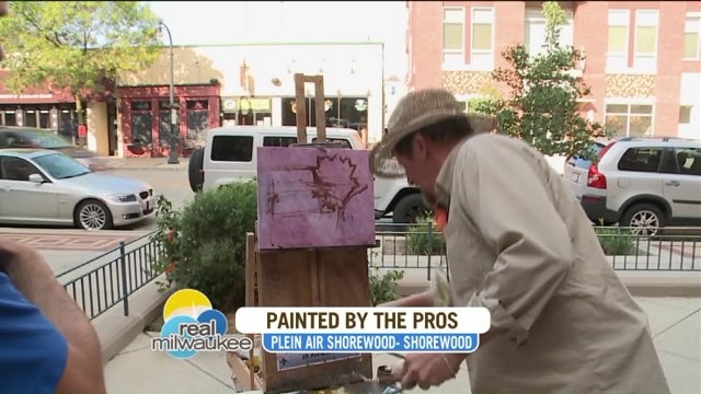 Chip talks painting as he previews the 3rd annual Plein Air Shorewood