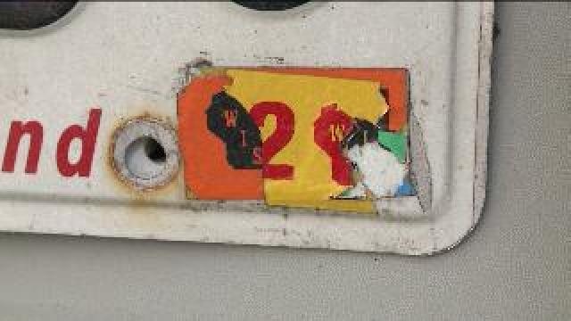 License plate thefts