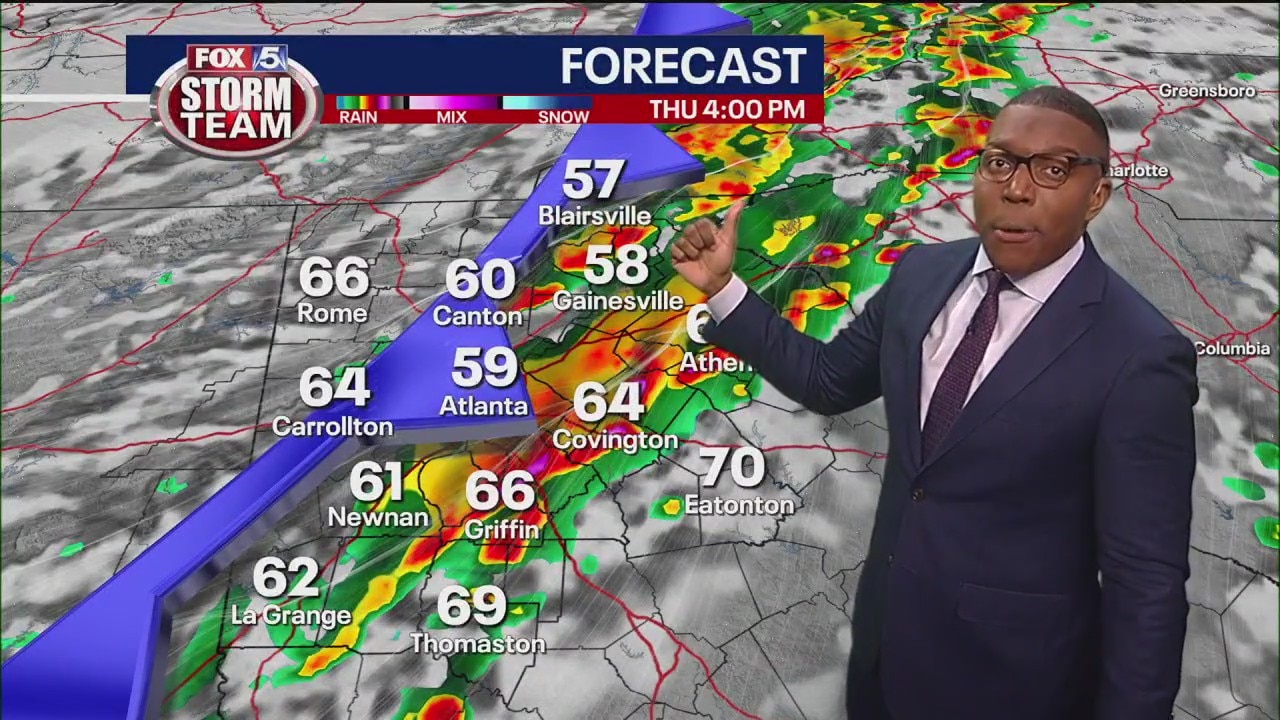 Tuesday evening forecast