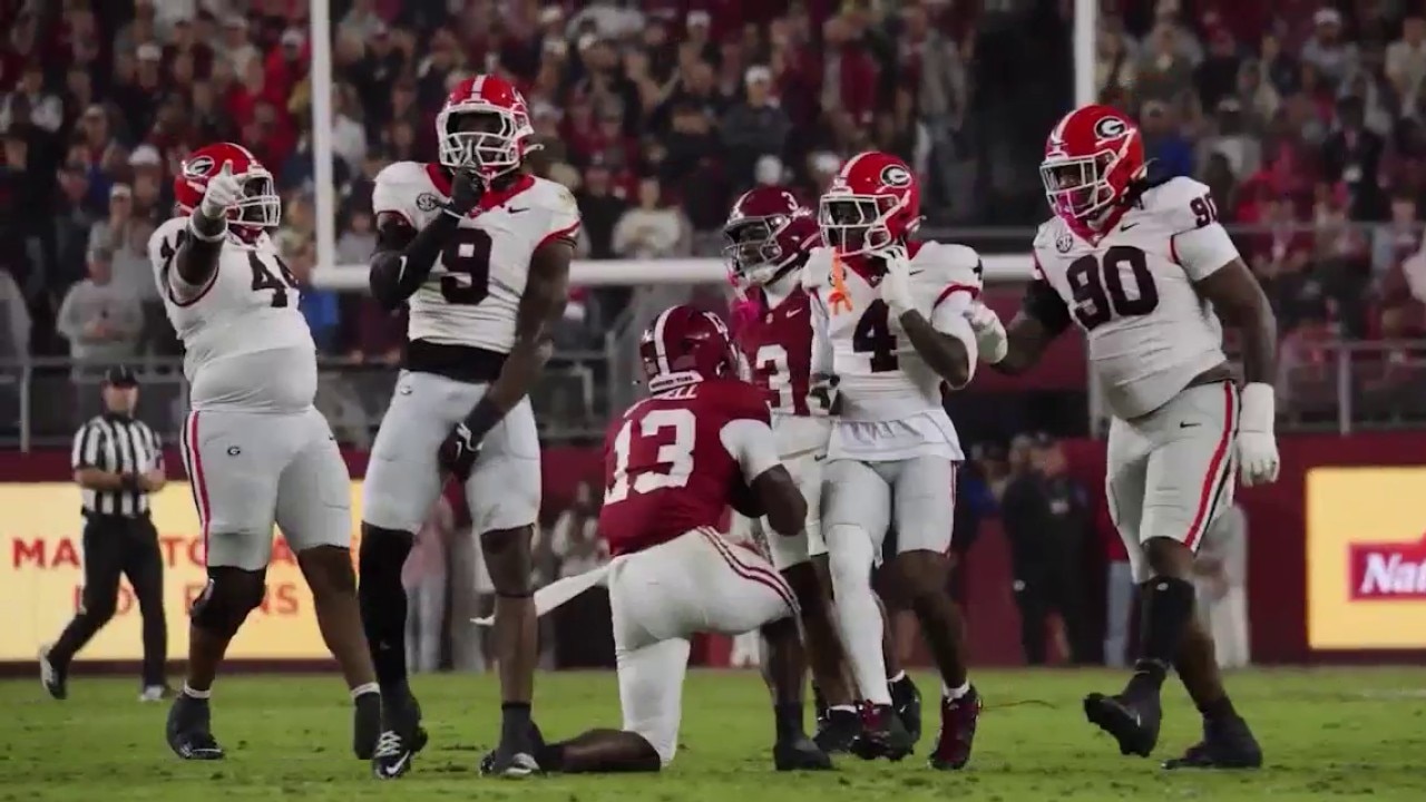 Georgia beats Alabama 23-20 in Tuscaloosa thriller