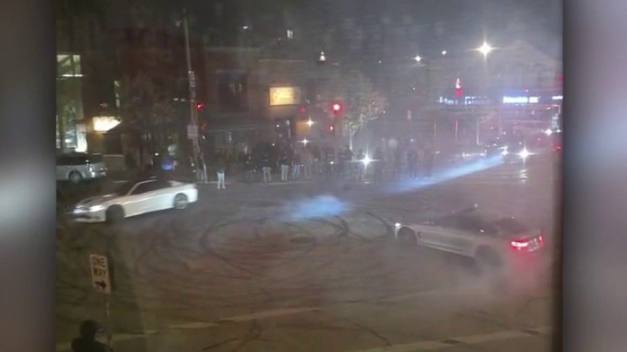 Bay View street takeover, nearby house fire