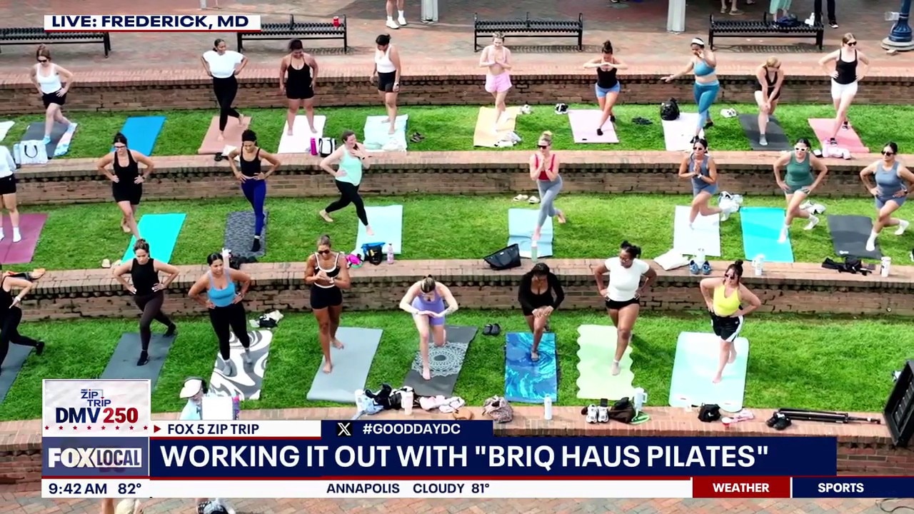 Working it out With "Briq Haus Pilates"