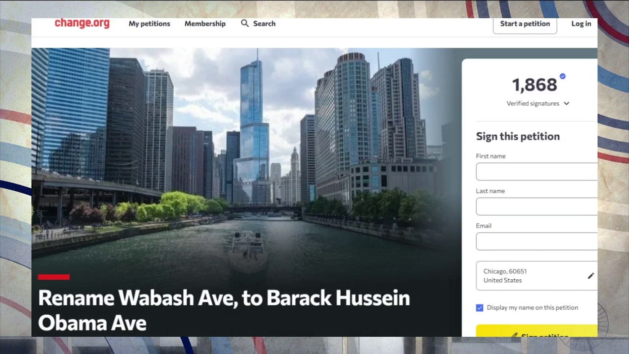 Petition to change Wabash Avenue to Obama Avenue | The Chicago Report