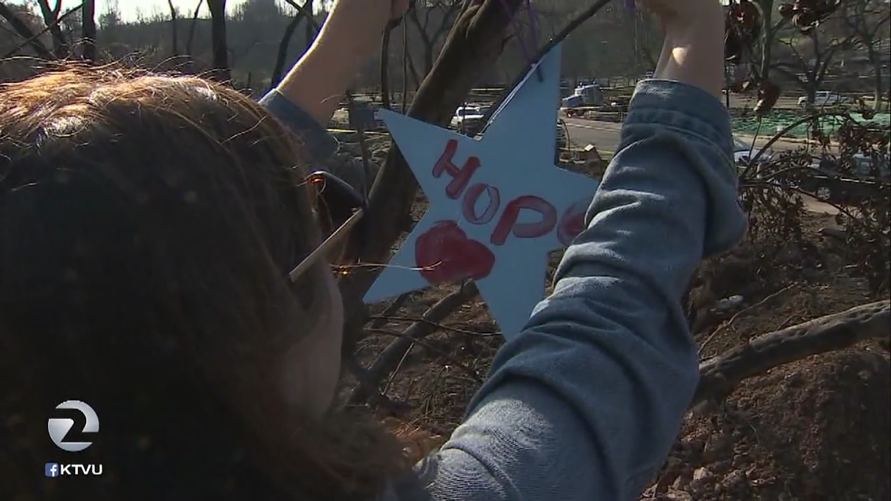'Stars of Hope' arrive following devastating Santa Rosa fire