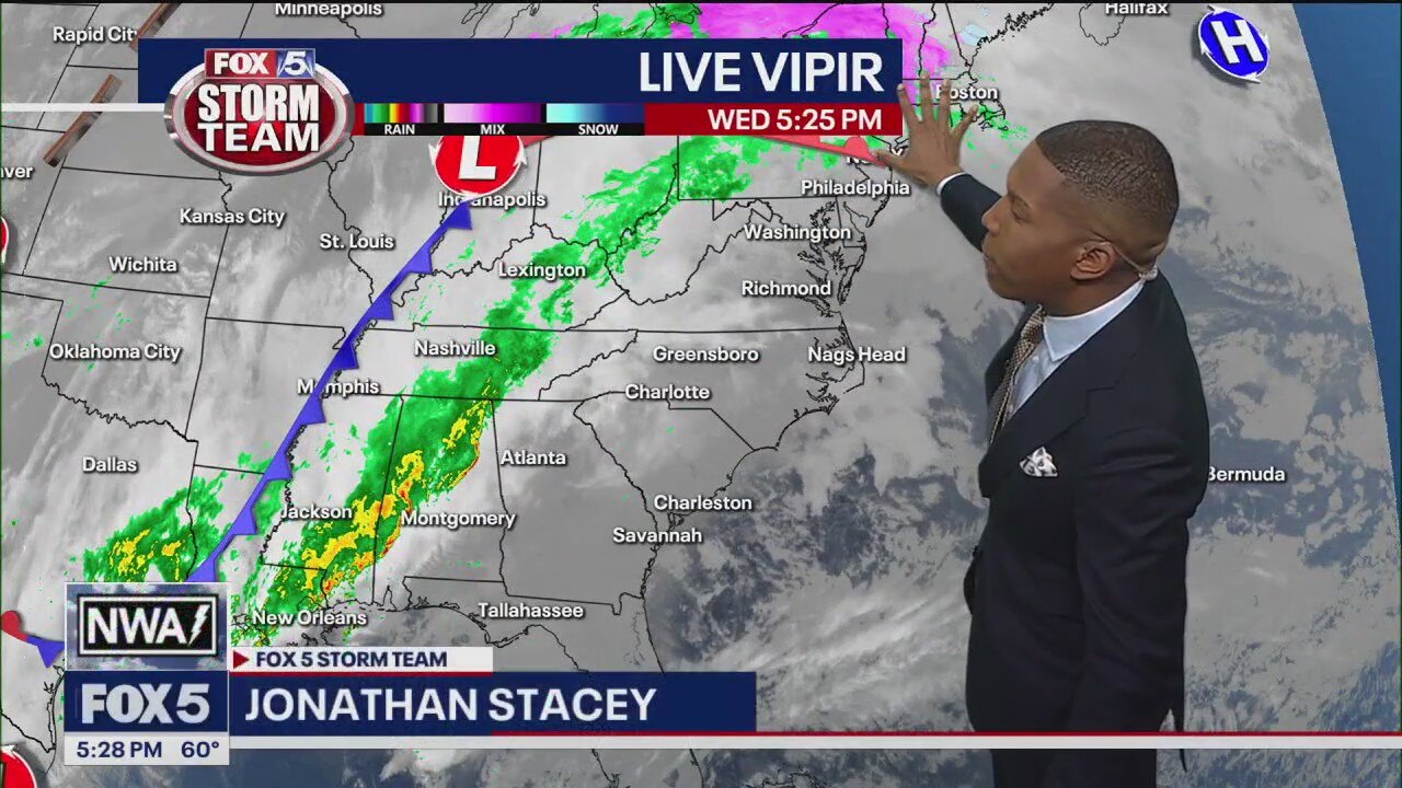Wednesday evening forecast