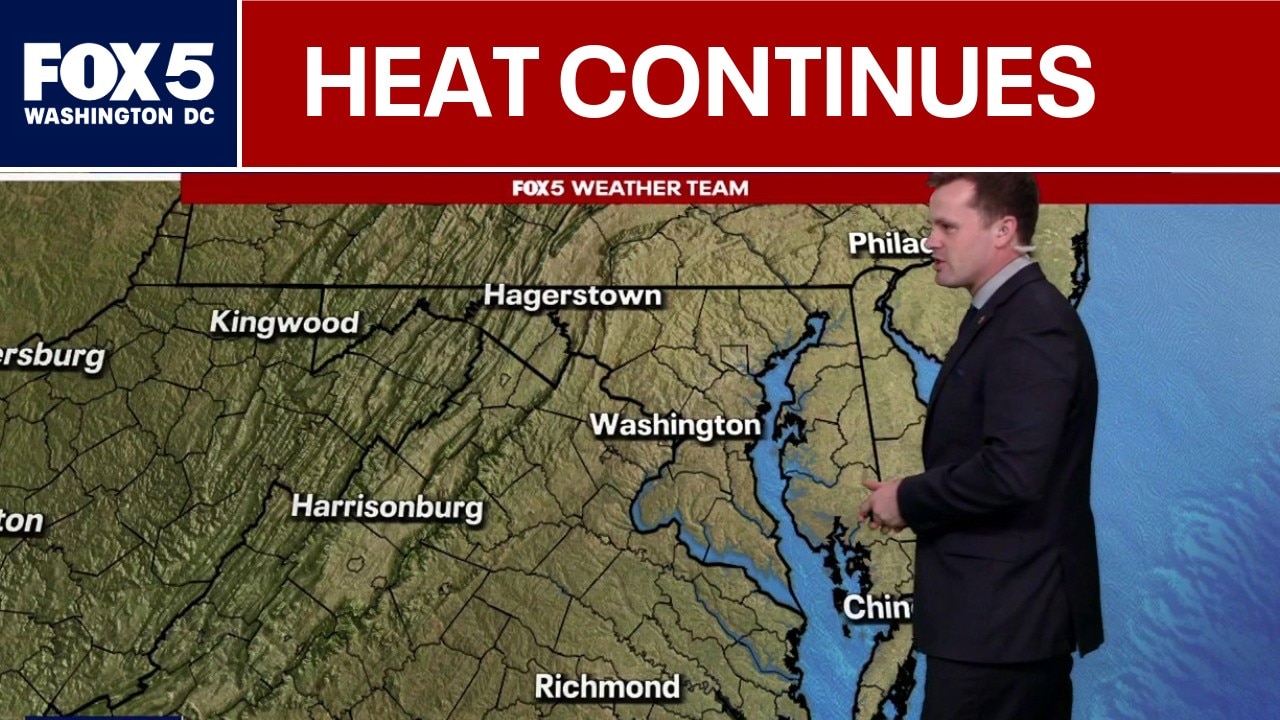 Extreme heat to stick around the DC region 
