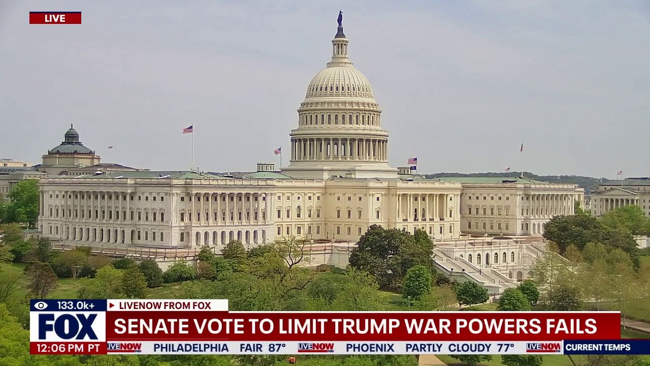 Senate vote to limit Trump's war powers fails 