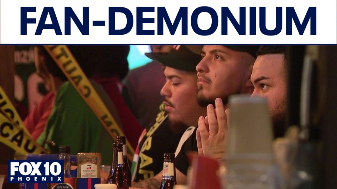 Phoenix soccer fans celebrate World Cup opening downtown